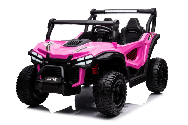 Samochód elektryczny dla dzieci Lean Toys S618 4x4 Różowy (5905323217850) - obraz 3