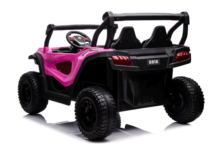 Samochód elektryczny dla dzieci Lean Toys S618 4x4 Różowy (5905323217850) - obraz 6