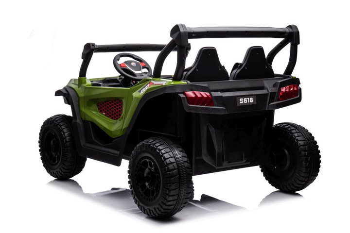 Електромобіль для дітей Lean Toys S618 4x4 Зелений (5905323217874) - зображення 9