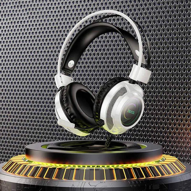 Навушники геймерські Hoco W110 White (GAMHO2SLU0003) - зображення 4