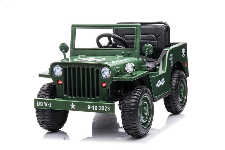 Samochód elektryczny dla dzieci Lean Toys JH-103 4x4 Wojskowa zieleń 14972 (5905515354516) - obraz 7
