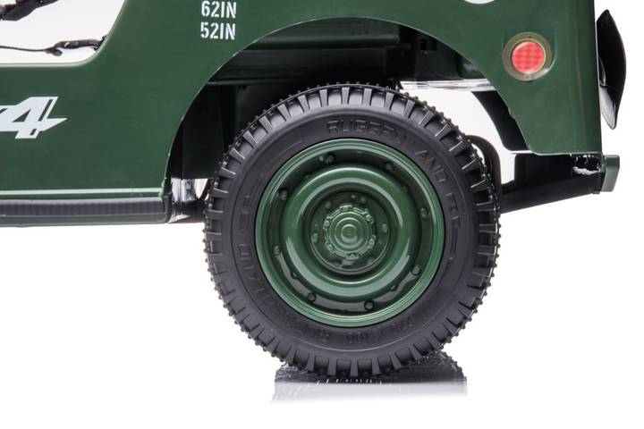 Samochód elektryczny dla dzieci Lean Toys JH-103 4x4 Wojskowa zieleń 14972 (5905515354516) - obraz 10