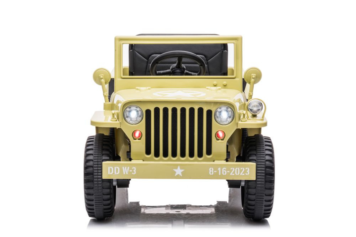 Samochód elektryczny dla dzieci Lean Toys JH-103 4x4 Khaki 14973 (5905515354523) - obraz 12