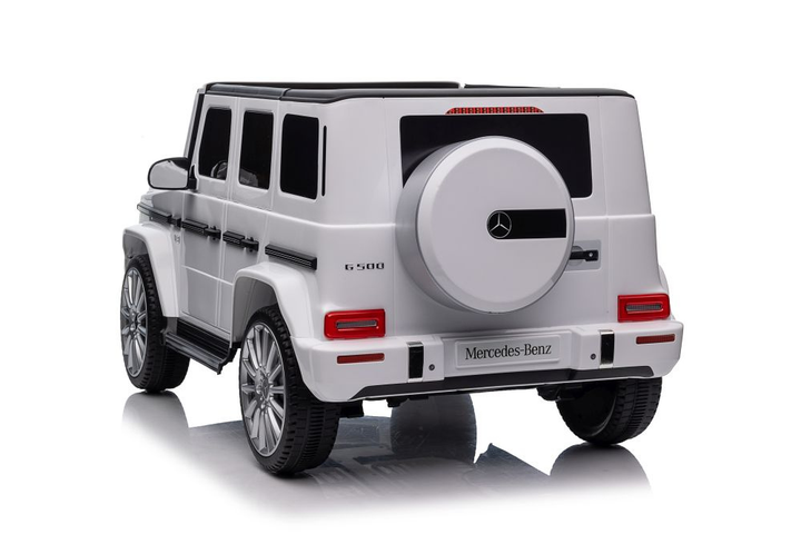 Samochód elektryczny dla dzieci Lean Toys Mercedes G500 4x4 Biały (5905515359061) - obraz 5