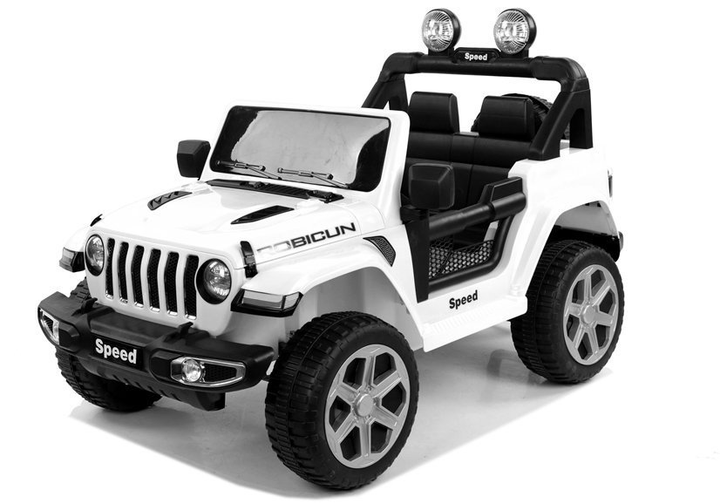 Samochód elektryczny dla dzieci Lean Toys FT-938 4x4 Biały (5905679070154) - obraz 4