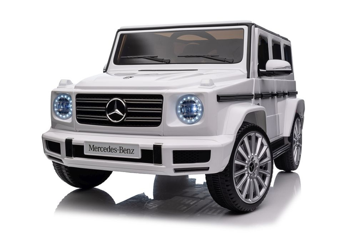 Samochód elektryczny dla dzieci Lean Toys Mercedes G500 4x4 Biały (5905515359061) - obraz 7