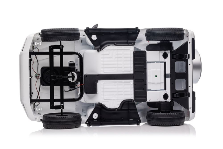 Samochód elektryczny dla dzieci Lean Toys Mercedes G500 4x4 Biały (5905515359061) - obraz 15