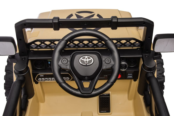 Електромобіль для дітей Lean Toys Toyota FJ 4x4 Хакі 15765 (5905679072738) - зображення 10