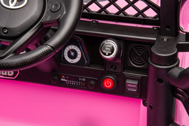 Samochód elektryczny dla dzieci Lean Toys Toyota FJ 4x4 Różowy (5905679072745) - obraz 12