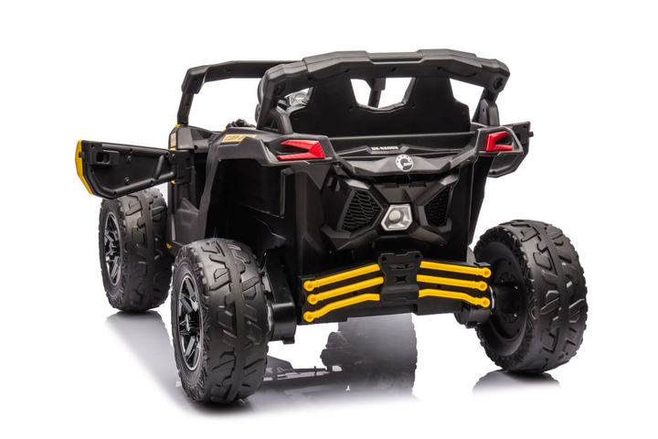 Samochód elektryczny dla dzieci Lean Toys Buggy Can-am DK-CA003 Żółty (5905991001126) - obraz 8