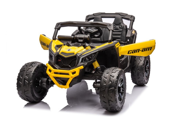 Samochód elektryczny dla dzieci Lean Toys Buggy Can-am DK-CA003 Żółty (5905991001126) - obraz 9