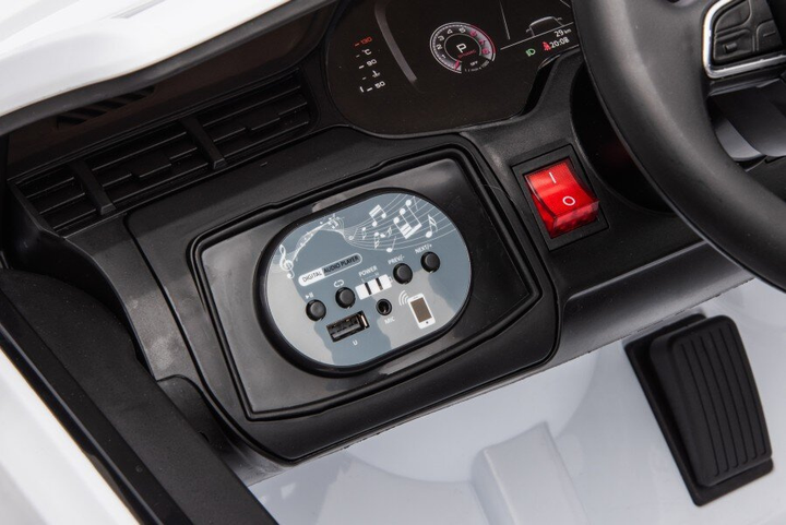 Samochód elektryczny dla dzieci Lean Toys Audi Q7 Biały (5905991008972) - obraz 4