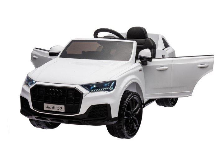 Samochód elektryczny dla dzieci Lean Toys Audi Q7 Biały (5905991008972) - obraz 12