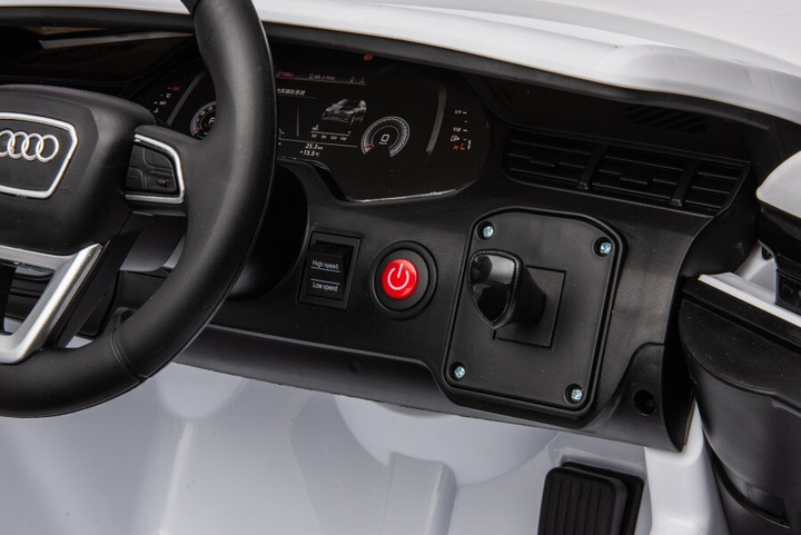 Samochód elektryczny dla dzieci Lean Toys Audi Q7 Biały (5905991008972) - obraz 13