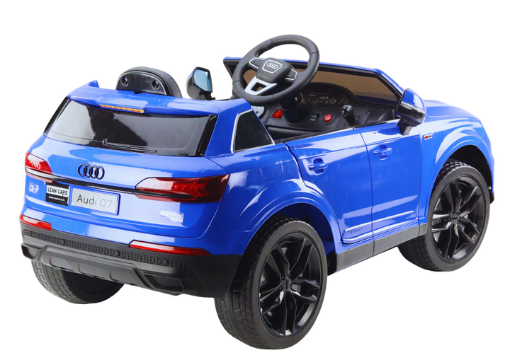 Samochód elektryczny dla dzieci Lean Toys Audi Q7 lakierowany Niebieski (5905991009009) - obraz 4