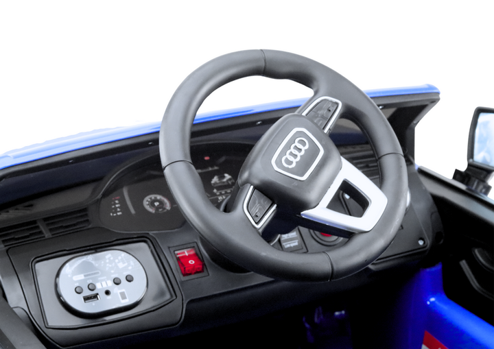 Samochód elektryczny dla dzieci Lean Toys Audi Q7 lakierowany Niebieski (5905991009009) - obraz 6