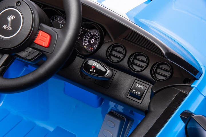 Електромобіль для дітей Lean Toys Ford Mustang GT500 Shelby Синій (5905991009030) - зображення 10