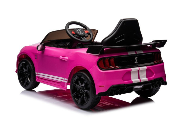 Samochód elektryczny dla dzieci Lean Toys Ford Mustang GT500 Shelby Różowy (5905991009047) - obraz 12