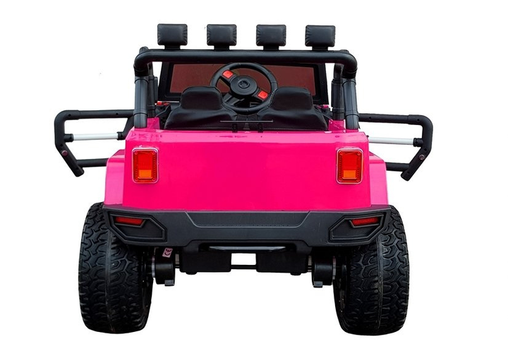 Samochód elektryczny dla dzieci Lean Toys WXE-1688 Strong 4x4 Różowy (5905991009085) - obraz 3