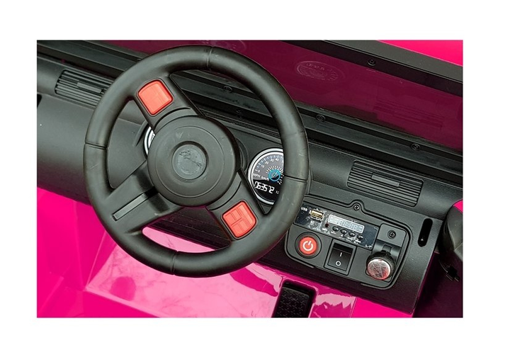 Samochód elektryczny dla dzieci Lean Toys WXE-1688 Strong 4x4 Różowy (5905991009085) - obraz 7
