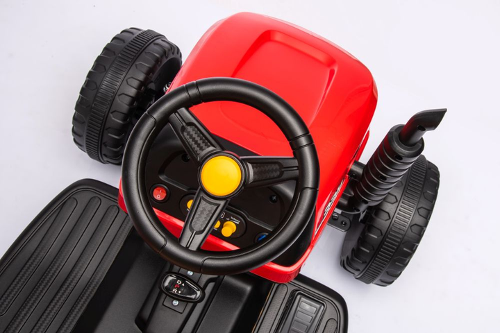Трактор на акумуляторі Lean Toys BBH-030 Червоний (5905991011538) - зображення 5