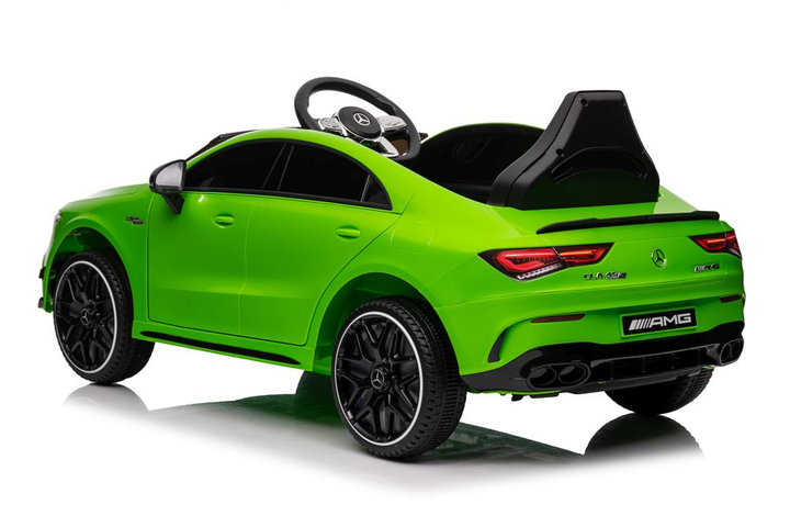 Електромобіль для дітей Lean Toys Mercedes CLA 45s AMG 4x4 Зелений (5905991011552) - зображення 6