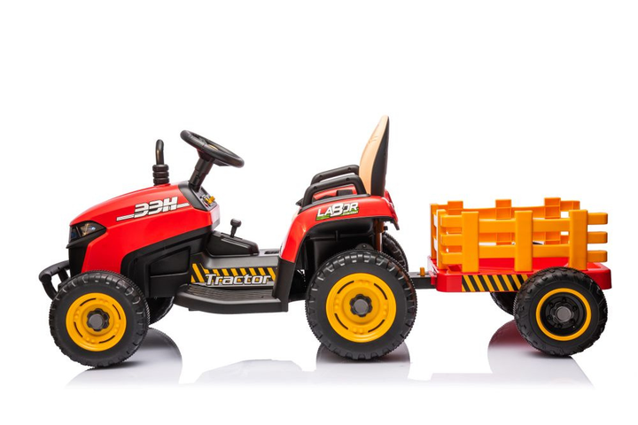 Трактор на акумуляторі Lean Toys BBH-030 Червоний (5905991011538) - зображення 9