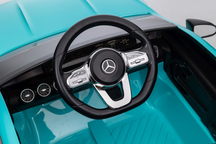 Електромобіль для дітей Lean Toys Mercedes CLA 45s AMG 4x4 Бірюзовий (5905991011606) - зображення 2