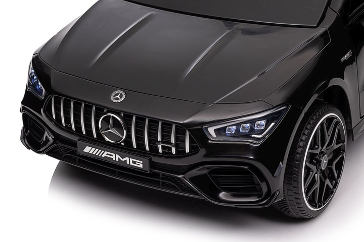 Samochód elektryczny dla dzieci Lean Toys Mercedes CLA 45s AMG 4x4 lakierowany Czarny (5905991011620) - obraz 10