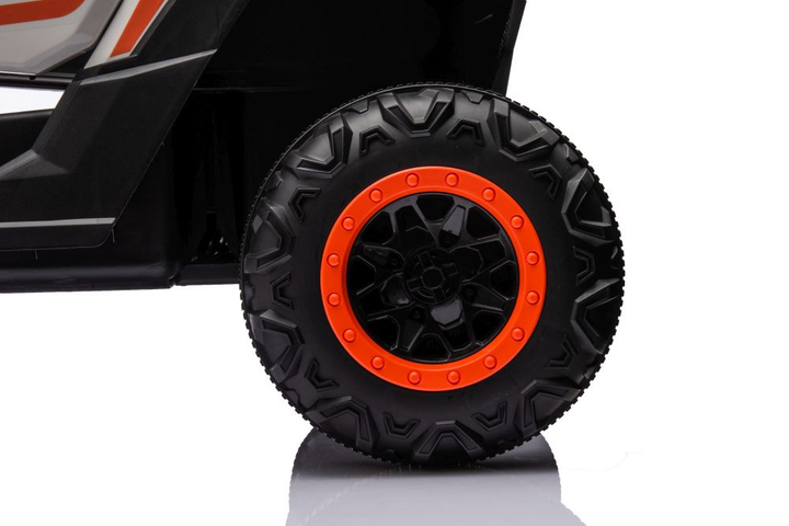 Електромобіль для дітей Lean Toys Buggy UTV NEL-901 4x4 Оранжевий (5905991013013) - зображення 4