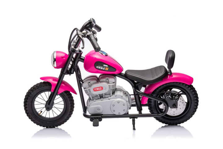 Мотоцикл на акумуляторі Lean Toys A9902 36V Рожевий (5905991013471) - зображення 9