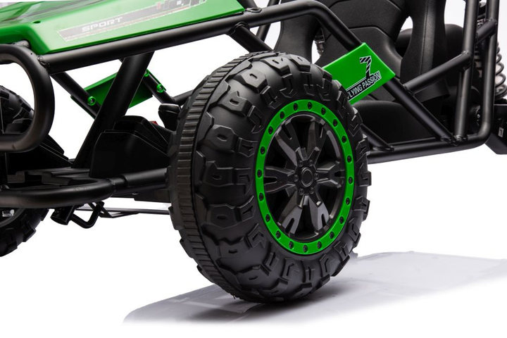 Samochód elektryczny dla dzieci Lean Toys Buggy A8812 24V Zielony (5905991013518) - obraz 6