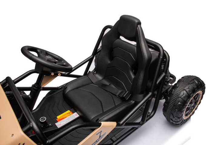 Електромобіль для дітей Lean Toys Buggy A8812 24V Хакі 19933 (5905991013549) - зображення 3