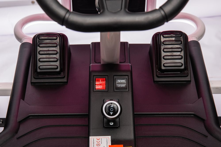 Samochód elektryczny dla dzieci Lean Toys Buggy A8812 24V Różowy (5905991013525) - obraz 6