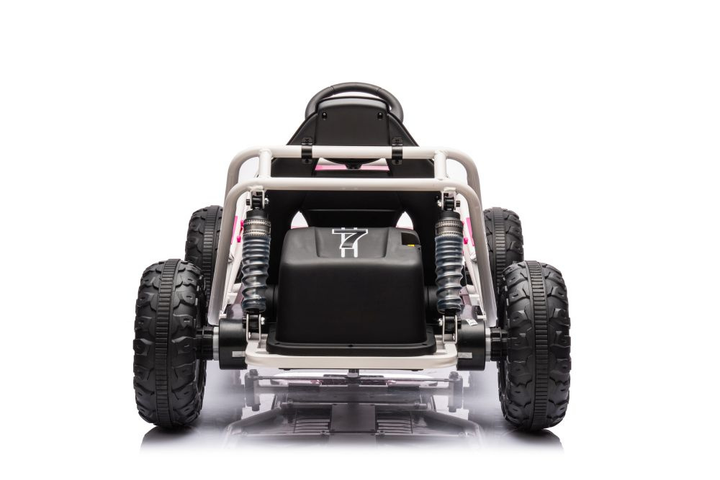 Samochód elektryczny dla dzieci Lean Toys Buggy A8812 24V Różowy (5905991013525) - obraz 11