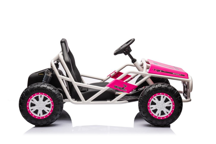 Samochód elektryczny dla dzieci Lean Toys Buggy A8812 24V Różowy (5905991013525) - obraz 13
