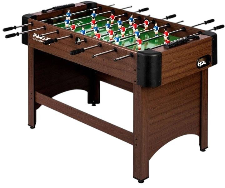 Stół do gry Neo Sport w piłkarzyki 118 x 61 x 79 cm ciemny brąz NS-804 (5903890605858) - obraz 1