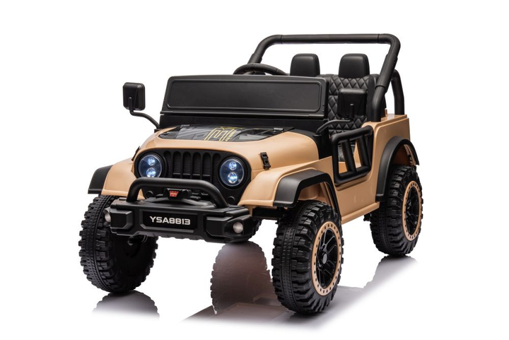 Samochód elektryczny dla dzieci Lean Toys YSA8813 24V Khaki 19939 (5905991013600) - obraz 10