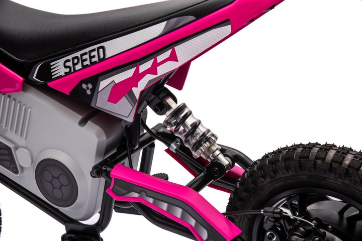 Motor crossowy na akumulator Lean Toys A9901 36V Różowy (5905991024927) - obraz 6
