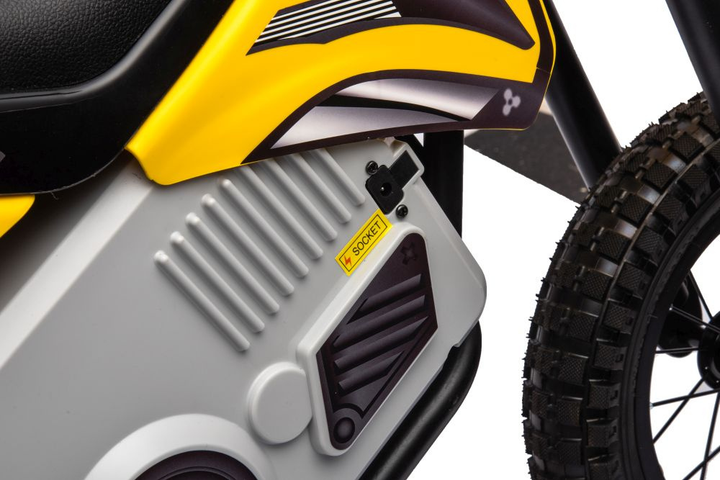 Motor crossowy na akumulator Lean Toys A9901 36V Żółty (5905991024941) - obraz 6