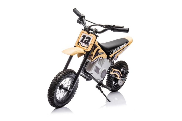 Мотоцикл кросовий на акумуляторі Lean Toys A9901 36V Хакі (5905991024958) - зображення 11