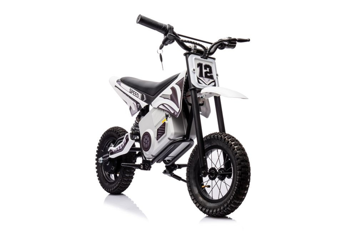 Мотоцикл кросовий на акумуляторі Lean Toys A9901 36V Білий (5905991024934) - зображення 9