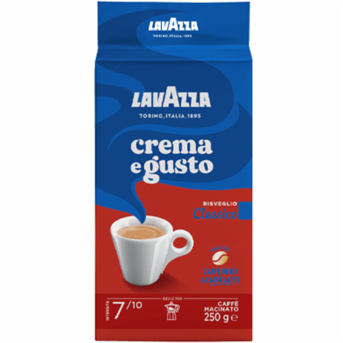 Кава мелена Lavazza Crema e Gusto Classico 250 г - Фото 1 Кава мелена Lavazza Crema e Gusto Classico 250 г - изображение 1