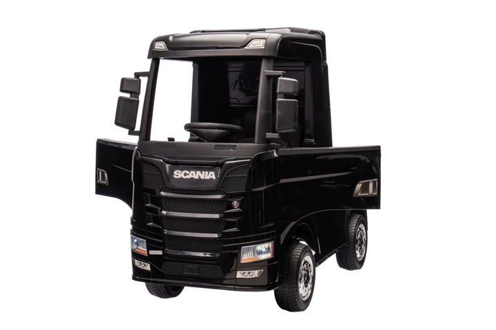 Samochód elektryczny dla dzieci Lean Toys Scania 500R HL698 4x4 Czarny (5905991029205) - obraz 3
