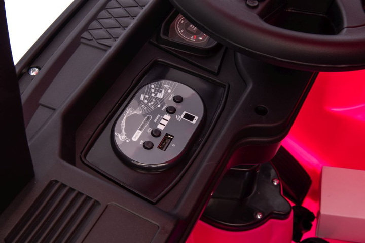 Samochód elektryczny dla dzieci Lean Toys Scania 500R HL698 4x4 Różowy (5905991029243) - obraz 5