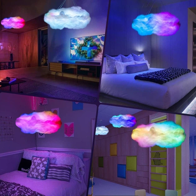 Подвесная LED лампа Облако от USB + пульт, RGB, OBL-211 - изображение 2