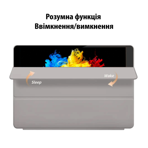 Чехол Fruct Magnetic Care для iPad 10.2 2019/2020/2021/2022 Противоударный с держателем для стилуса Grey - изображение 2