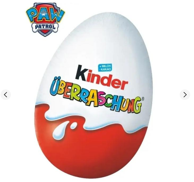 Шоколадне яйце Kinder Surprise Щенячий патруль Paw Patrol 20 г - зображення 2