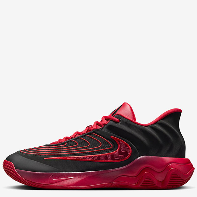 Чоловічі кросівки для баскетболу Nike Giannis Immortality 4 FQ3680-004 43 (9.5US) Чорні з червоним (197859181087) - зображення 3