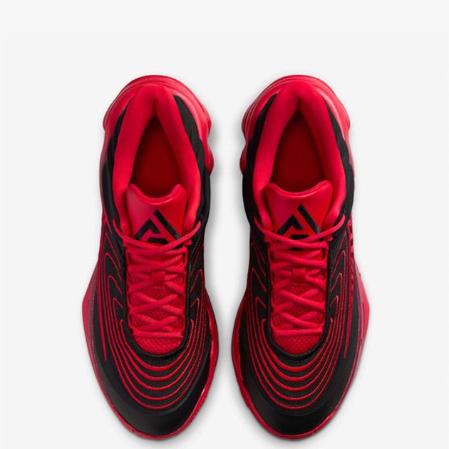 Чоловічі кросівки для баскетболу Nike Giannis Immortality 4 FQ3680-004 44 (10US) Чорні з червоним (197859215522) - зображення 5